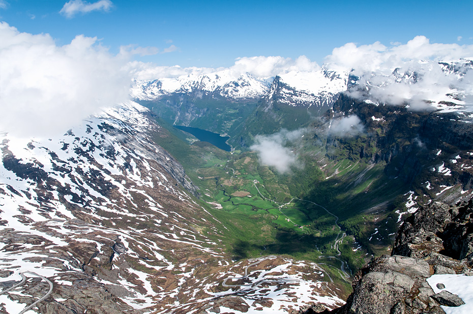 Dalsnibba Blick auf Geiranger Fjord