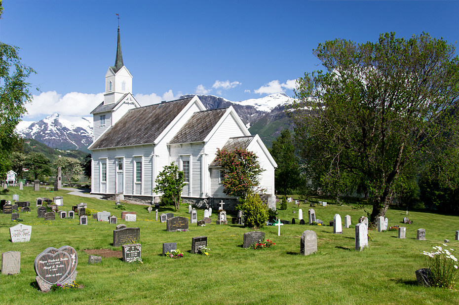 Kirche am Oldevatnet