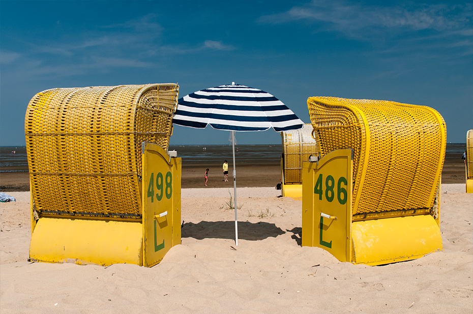 Strandkörbe in Cuxhaven