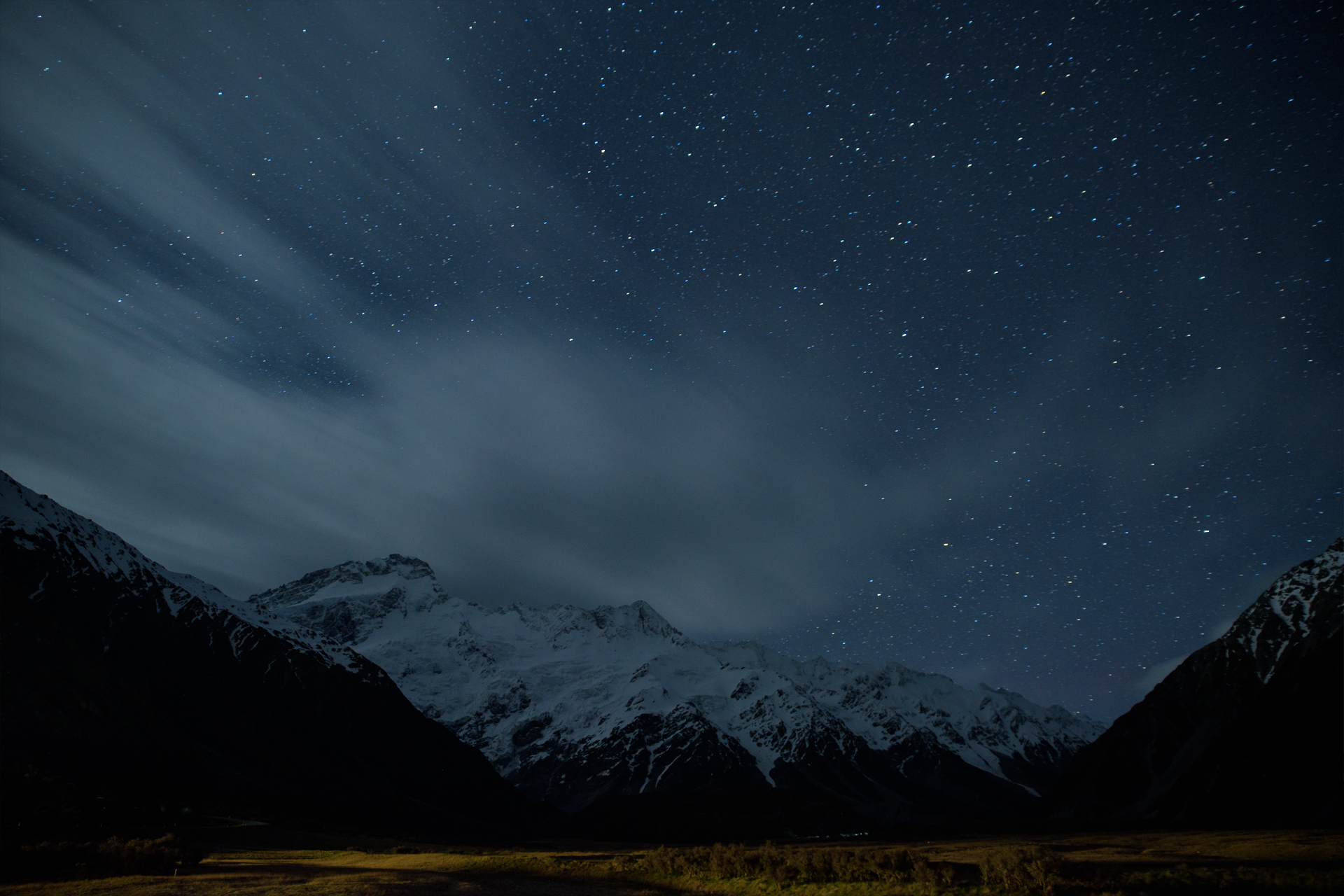 Sternenhimmel | Mount Cook Nationalpark, Neuseeland